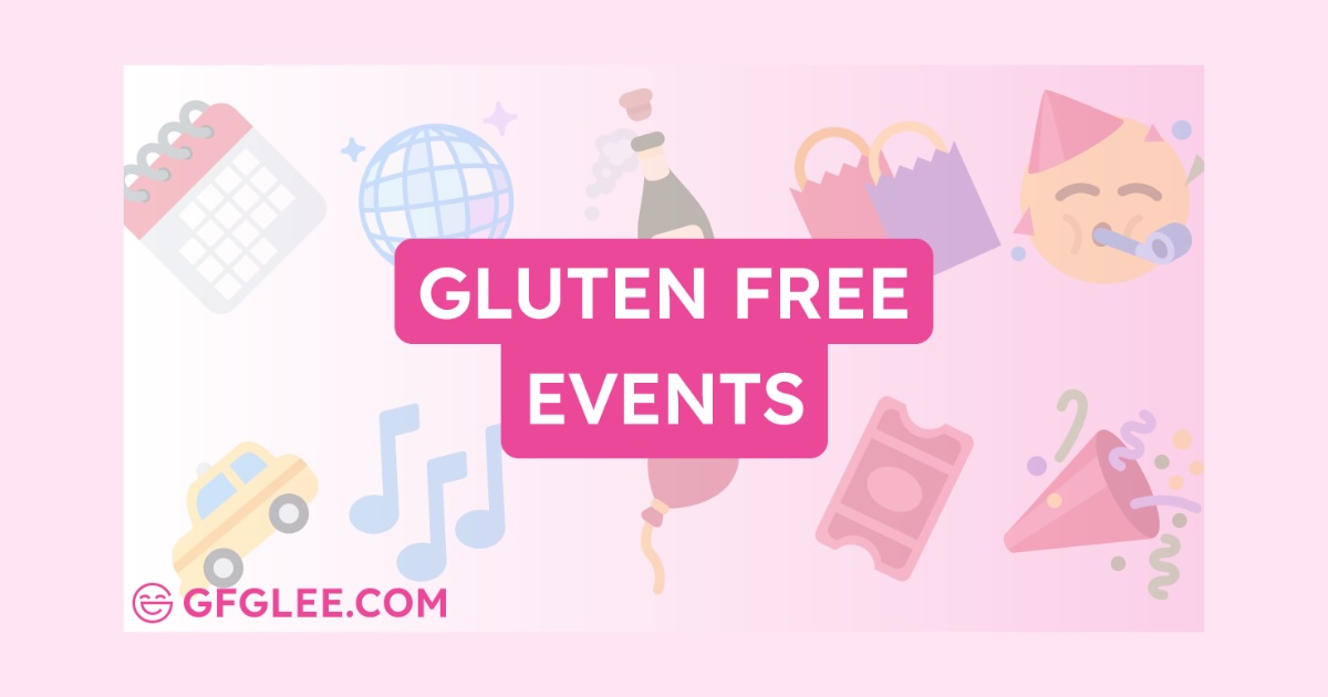 A poster for our gluten free events page