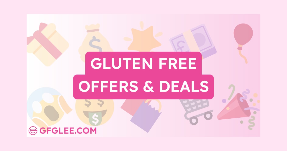 A poster for our gluten free offers page